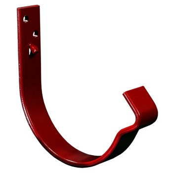 Carlig aplicat jgheab Novatik Ronda, metal, 125 mm, rosu RAL 3011