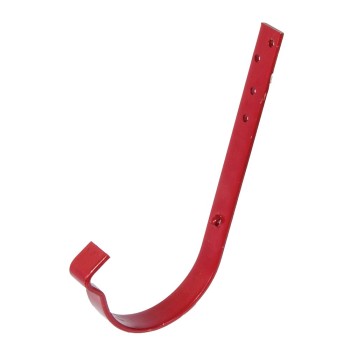 Carlig metalic lung jgheab Novatik Ronda, 125 mm, rosu RAL 3011
