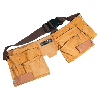 Centura suport scule Top Tools, piele, 10 buzunare