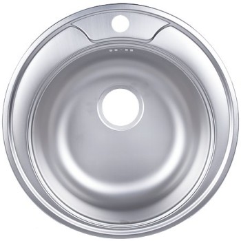 Chiuveta bucatarie Doruq 1661 K 48, inox, 1 cuva rotunda, diametru 480 mm