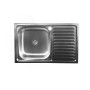 Chiuveta bucatarie Freddo SN7001S, inox, 1 cuva stanga, 800 x 500 mm