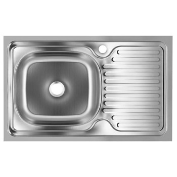 Chiuveta bucatarie, inox, 1 cuva stanga, 760 x 435 mm