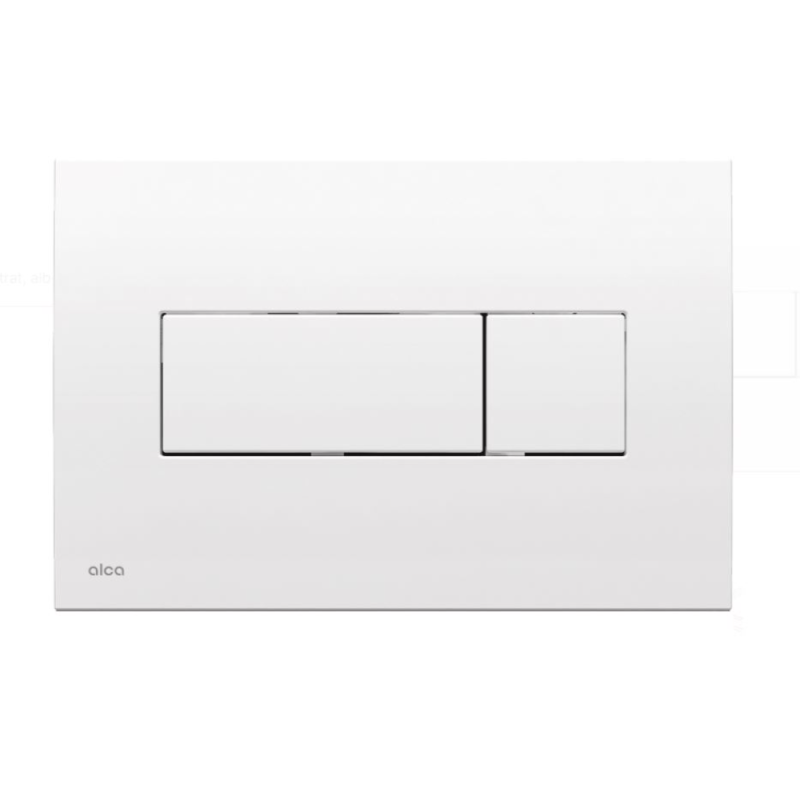 Clapeta Rezervor WC Incastrat Alca M370, actiune dubla, alb,  24.7 x 16.5cm