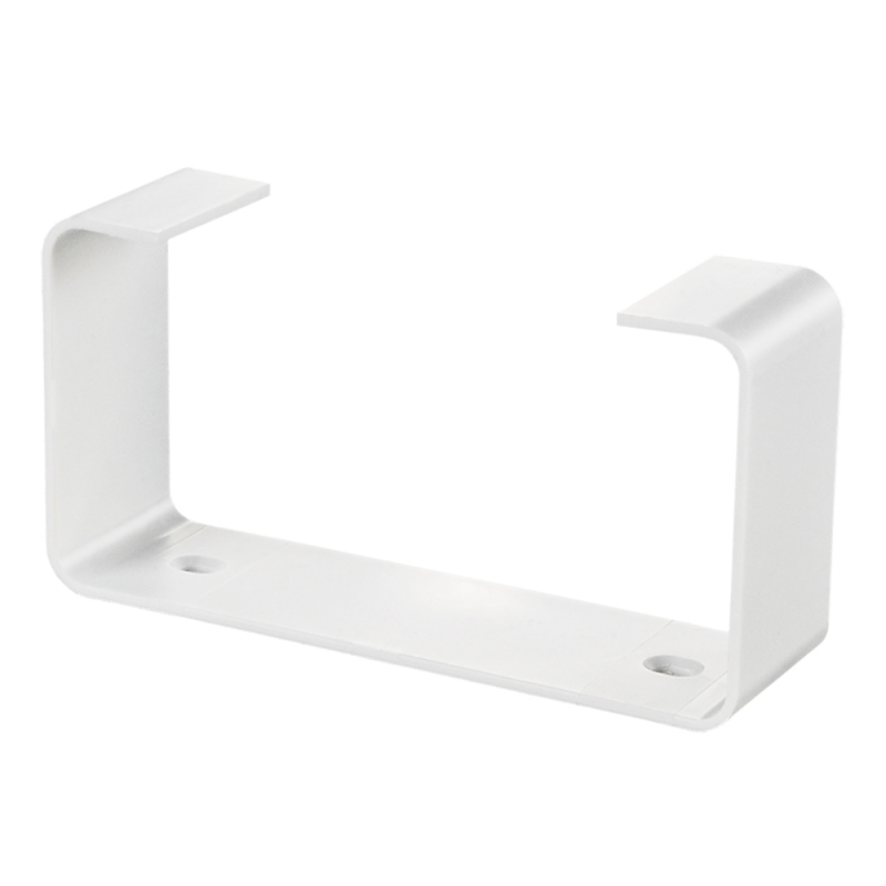 Colier fixare, Vents, PVC, alb, rectangular, 110 x 55 mm