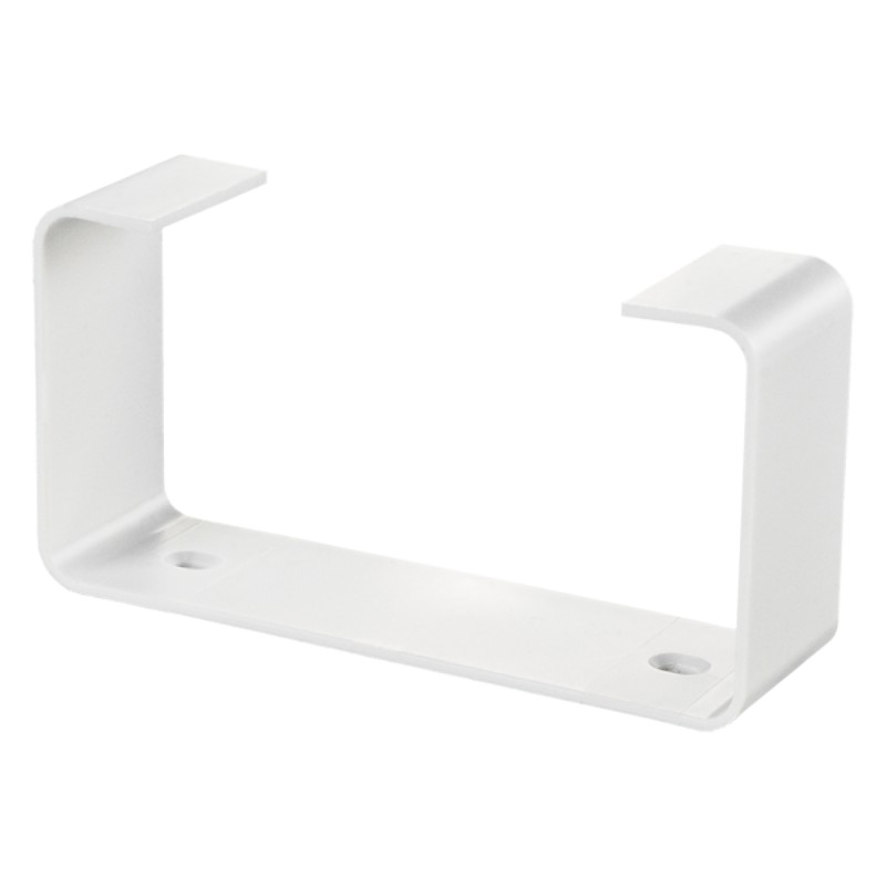Colier fixare Vents, PVC, alb, rectangular, 120 x 60 mm