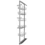 Coloana extractibila Siderplast, inox, cromat, 400 mm, 5 rafturi