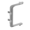 Colt exterior 90 grade pentru profil aluminiu LB (tip Gola) - C, plastic, gri