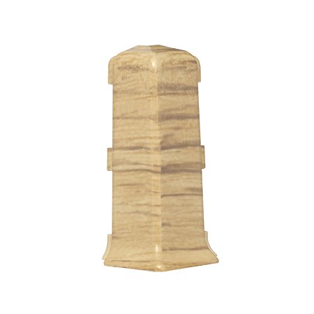 Colt exterior plinta parchet Korner Siena 80, stejar Baroc 823, PVC, 80 x 20 mm, 2 bucati/set