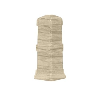 Colt exterior plinta parchet Korner Siena 80, stejar Vela 839, PVC, 80 x 20 mm, 2 bucati/set