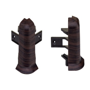 Colt exterior plinta parchet Set, wenge deschis 8699V, PVC, 52 x 22.5 mm, 2 bucati/set