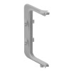 Colt interior 90 grade pentru profil aluminiu LB (tip Gola) - C, plastic, gri