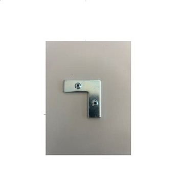 Conector colt profil rama aluminiu Scilm, otel, 45 x 45 x 2.5 mm