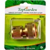 Conector furtun din alama cu stop 3/4