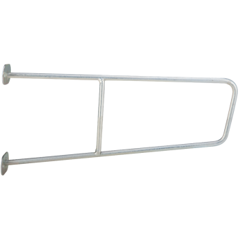 Consola lavoar mic, otel, argintiu, 35 cm