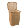 Cos mare rufe Inaplast, impletit, plastic, bej, 44 x 35 x 59 cm