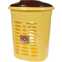 Cos pentru rufe Inaplast, plastic, galben-maro, 35 x 45 x 50 cm