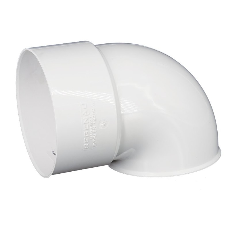 Cot evacuare burlan PVC Regenau, 100 mm, alb
