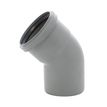 Cot PP pentru canalizare interioara Teraplast, gri, 75 mm, 45 grade Cot PP pentru canalizare interioara Teraplast, gri, 75 mm, 45 grade