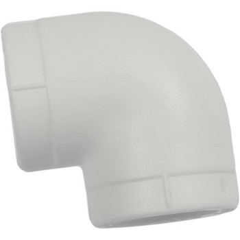 Cot PPR 90° Formul, filet interior, 20 mm, alb