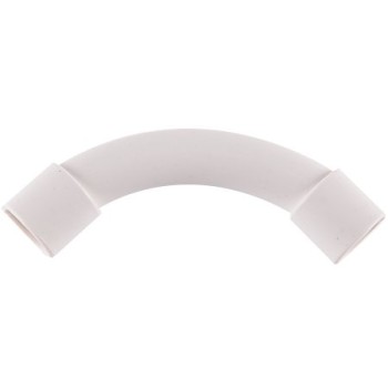 Cot teava PVC, D 13 mm, alb