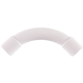 Cot teava PVC, D 16 mm, alb