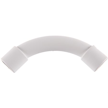 Cot teava PVC, D 18 mm, alb