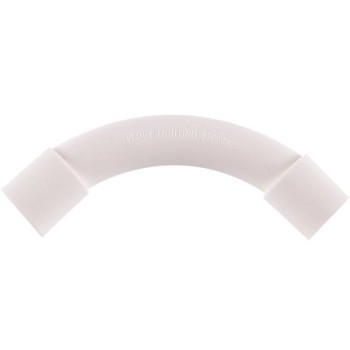 Cot teava PVC, D 20 mm, alb