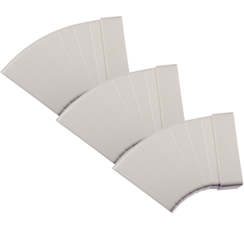 Cot unghiuri multiple Vents, PVC, alb, 60 x 204 mm