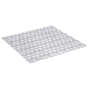 Covoras baie antiderapant Tatay, plastic, transparent, 54 x 54 cm
