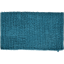Covoras baie MSV, bumbac 100%, bleu, 50 x 80 cm
