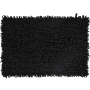 Covoras baie MSV, bumbac 100%, negru, 60 x 40 cm