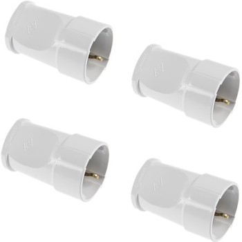 Cupla pentru stecher cu CP Makel 10003, PVC, alb, 3500W