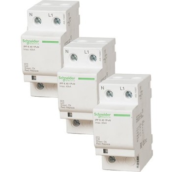 Descarcator supratensiune Schneider A9L15687, 1P+N, 340V, IPFK 40