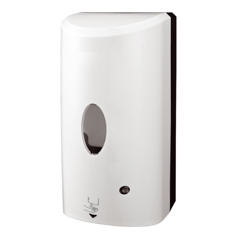 Distribuitor sapun cu senzor Ferro 69082.1, plastic, alb, 1200 ml