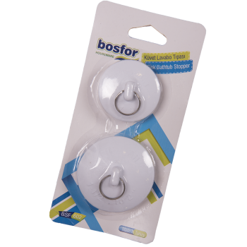 Dop chiuveta Inaplast, 2 buc, plastic, alb, 50-10 mm