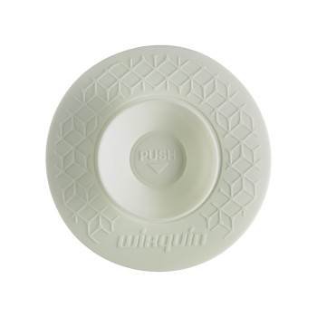 Dop universal din silicon UPPY Wirquin, 2in1 filtru si dop, alb mat, Ø110mm