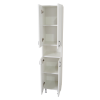 Dulap baie Badenmob Profi, PAL lucios, alb, 166 x 35 x 31.6 cm