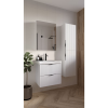 Dulap baie Cersanit Tirso, suspendat, MDF, alb, 40 x 30 x 160 cm
