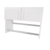 Dulap baie suspendat Badenmob Bella, PAL, alb, 60 x 21.5 x 68 cm
