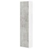 Dulap baie suspendat Savini Due Portofino 2320C/F00/F43, 1 usa, alb + stejar antichizat, 33.7 x 16 x 138.6 cm