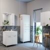 Dulap de baie Badenmob Verona, PAL + MDF alb, 65x21,6x68 cm
