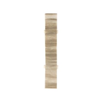 Element de imbinare plinta parchet Korner Print LP 52, stejar alb 425, PVC, 52 x 26 mm