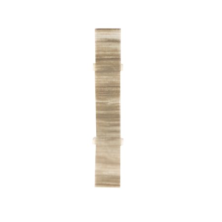 Element de imbinare plinta parchet Korner Print LP 52, stejar alb 425, PVC, 52 x 26 mm