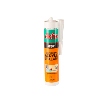 Etansant acrilic universal Akfix AC605, alb, 310 ml