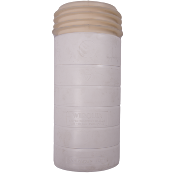 Extensie cot WC Wirquin, rigid, polipropilena, alb, 11 cm