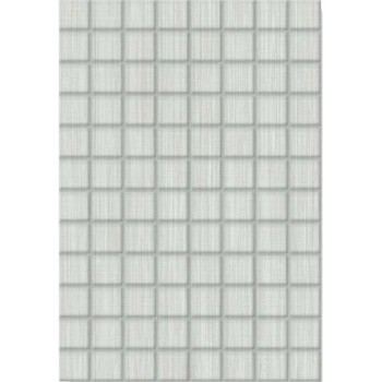 Faianta baie glazurata Calypso, alb, mat, hasurat, uni, 40 x 27.5 cm
