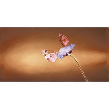 Faianta decorativa Brown HL, finisaj lucios, structura iesita in relief, multicolor, 60 x 30 cm