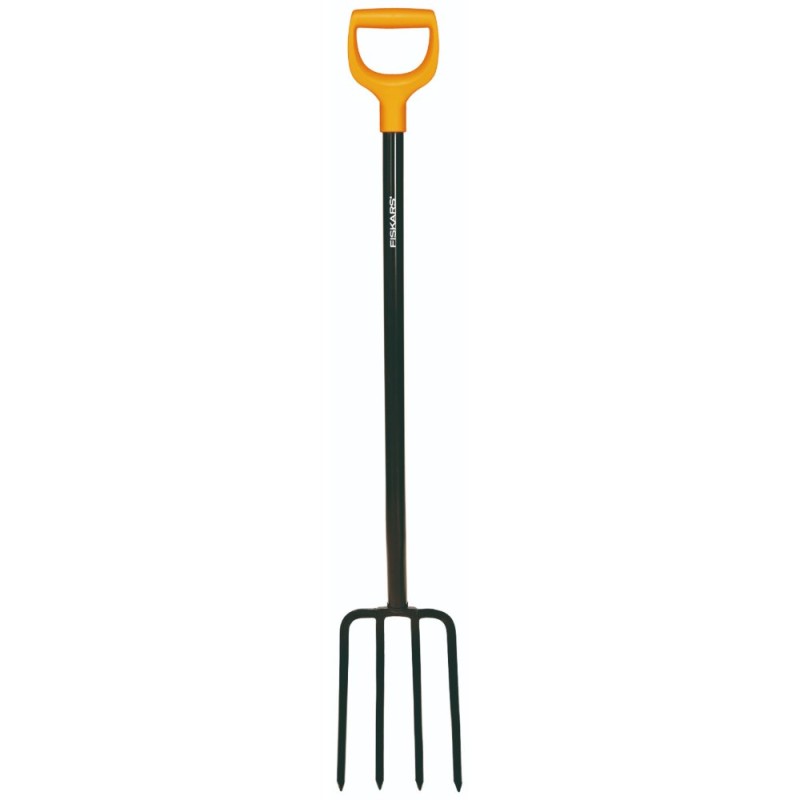Furca Fiskars Solid, coada metal, lama otel, 4 dinti, 2.1 kg