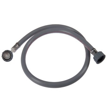 Furtun alimentare masina de spalat, cauciuc, gri, 100 cm