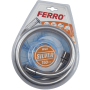 Furtun pentru dus Ferro W40, crom, 150 cm, argintiu